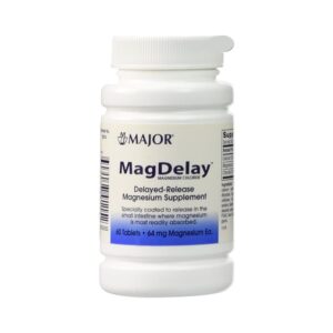 Major Mag Delay (Delayed-Release Magnesium) 64mg Tablets
