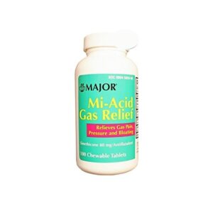 Major Mi-Acid Simethicone 80mg Tablets