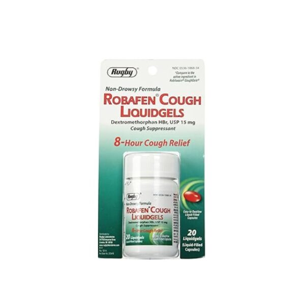 Major Robafen Cough Liquidgels 15mg 20 Liquidgel - Relief from Cough