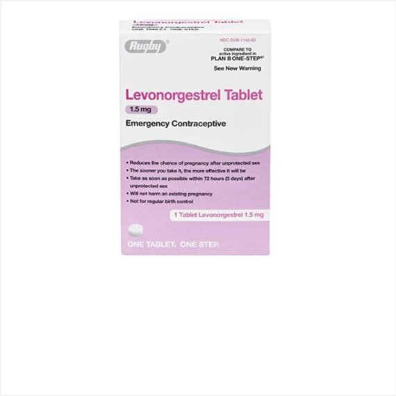 Rugby Levonorgestrel 1.5mg Emergency Contraceptive Tablet