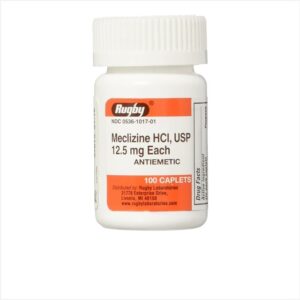 Rugby Meclizine 12.5mg 100 Caplets