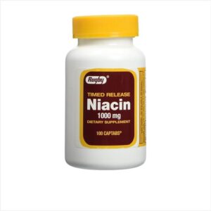 Rugby Niacin 1000mg 100 Tablets
