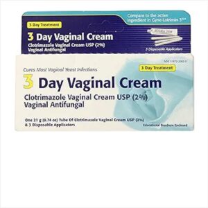 Taro Clotrimazole 3 Day Vaginal Cream 0.74oz/21gr