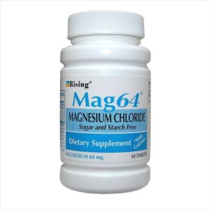 Rising Mag64 Chloride 60 Tablets Bottle